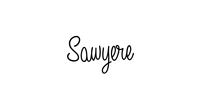 Best and Professional Signature Style for Sawyere. Angelique-Rose-font-FFP Best Signature Style Collection. Sawyere signature style 5 images and pictures png