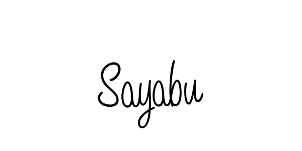 Similarly Angelique-Rose-font-FFP is the best handwritten signature design. Signature creator online .You can use it as an online autograph creator for name Sayabu. Sayabu signature style 5 images and pictures png