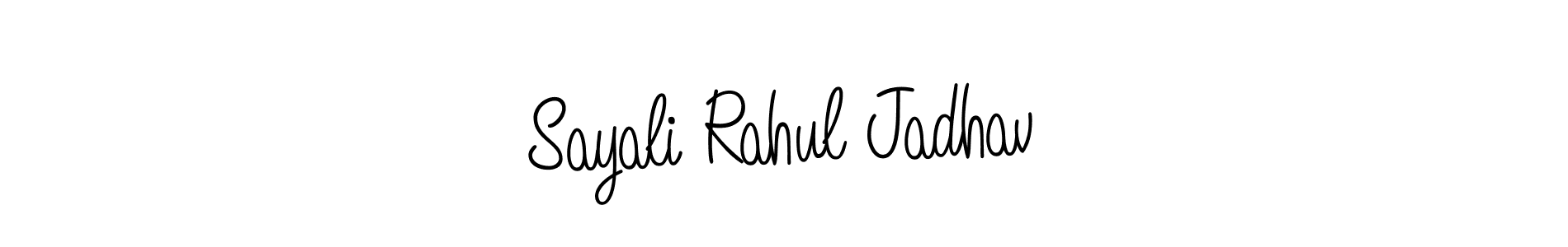 Similarly Angelique-Rose-font-FFP is the best handwritten signature design. Signature creator online .You can use it as an online autograph creator for name Sayali Rahul Jadhav. Sayali Rahul Jadhav signature style 5 images and pictures png