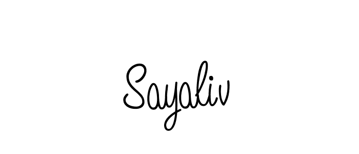 Similarly Angelique-Rose-font-FFP is the best handwritten signature design. Signature creator online .You can use it as an online autograph creator for name Sayaliv. Sayaliv signature style 5 images and pictures png