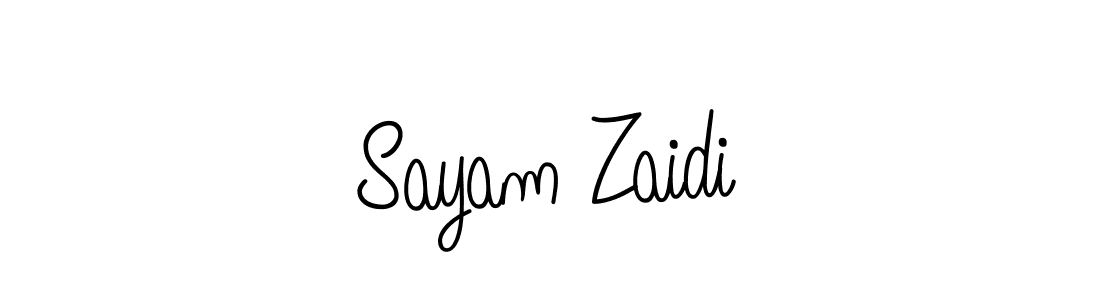 Make a beautiful signature design for name Sayam Zaidi. Use this online signature maker to create a handwritten signature for free. Sayam Zaidi signature style 5 images and pictures png