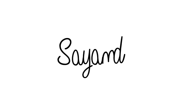 if you are searching for the best signature style for your name Sayand. so please give up your signature search. here we have designed multiple signature styles  using Angelique-Rose-font-FFP. Sayand signature style 5 images and pictures png