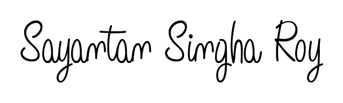 The Angelique-Rose-font-FFP lettering style adds unique flourish to name Sayantan Singha Roy. Stand out with a custom digital autograph made in seconds. Sayantan Singha Roy signature style 5 images and pictures png