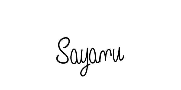 The best way (Angelique-Rose-font-FFP) to make a short signature is to pick only two or three words in your name. The name Sayanu include a total of six letters. For converting this name. Sayanu signature style 5 images and pictures png