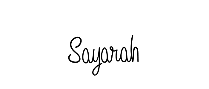 How to Draw Sayarah signature style? Angelique-Rose-font-FFP is a latest design signature styles for name Sayarah. Sayarah signature style 5 images and pictures png