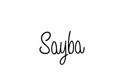 Once you've used our free online signature maker to create your best signature Angelique-Rose-font-FFP style, it's time to enjoy all of the benefits that Sayba name signing documents. Sayba signature style 5 images and pictures png