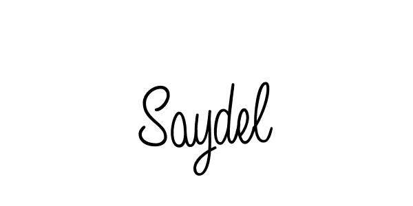 The best way (Angelique-Rose-font-FFP) to make a short signature is to pick only two or three words in your name. The name Saydel include a total of six letters. For converting this name. Saydel signature style 5 images and pictures png