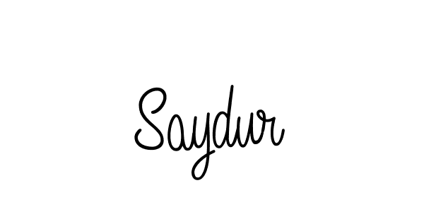 How to make Saydur name signature. Use Angelique-Rose-font-FFP style for creating short signs online. This is the latest handwritten sign. Saydur signature style 5 images and pictures png