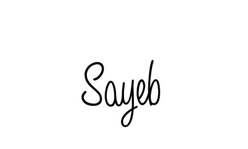 This is the best signature style for the Sayeb name. Also you like these signature font (Angelique-Rose-font-FFP). Mix name signature. Sayeb signature style 5 images and pictures png