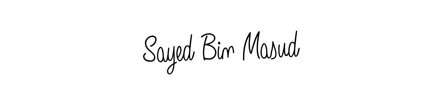 Angelique-Rose-font-FFP is a professional signature style that is perfect for those who want to add a touch of class to their signature. It is also a great choice for those who want to make their signature more unique. Get Sayed Bin Masud name to fancy signature for free. Sayed Bin Masud signature style 5 images and pictures png