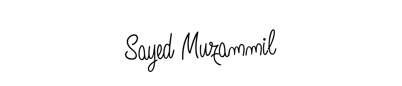if you are searching for the best signature style for your name Sayed Muzammil. so please give up your signature search. here we have designed multiple signature styles  using Angelique-Rose-font-FFP. Sayed Muzammil signature style 5 images and pictures png