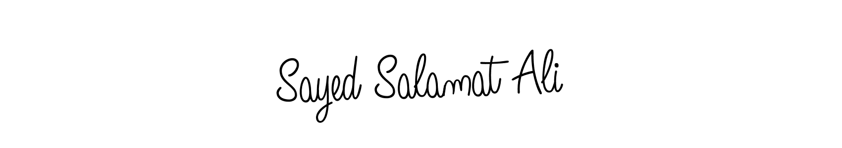 How to Draw Sayed Salamat Ali signature style? Angelique-Rose-font-FFP is a latest design signature styles for name Sayed Salamat Ali. Sayed Salamat Ali signature style 5 images and pictures png