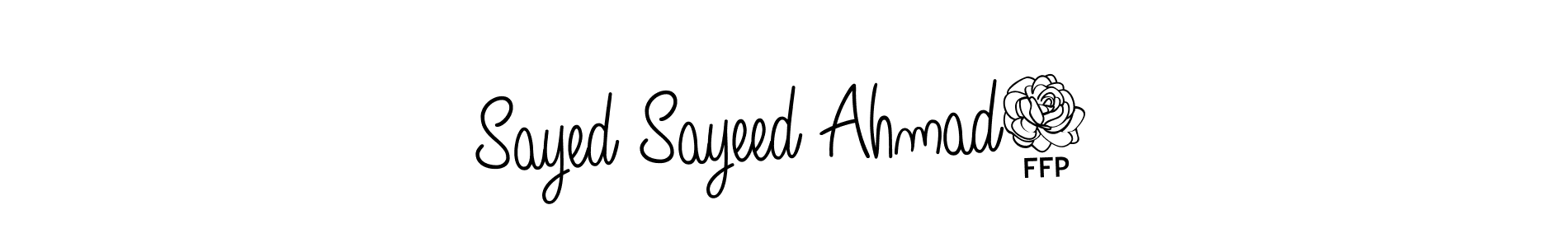 Make a beautiful signature design for name Sayed Sayeed Ahmad4. Use this online signature maker to create a handwritten signature for free. Sayed Sayeed Ahmad4 signature style 5 images and pictures png