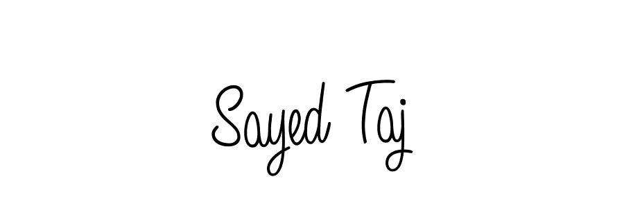 Make a beautiful signature design for name Sayed Taj. Use this online signature maker to create a handwritten signature for free. Sayed Taj signature style 5 images and pictures png