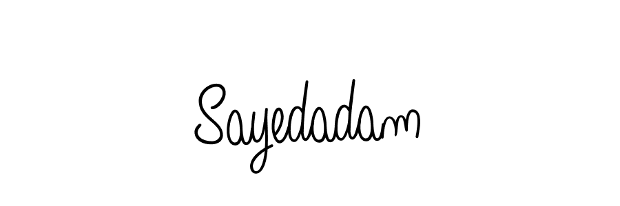Once you've used our free online signature maker to create your best signature Angelique-Rose-font-FFP style, it's time to enjoy all of the benefits that Sayedadam name signing documents. Sayedadam signature style 5 images and pictures png