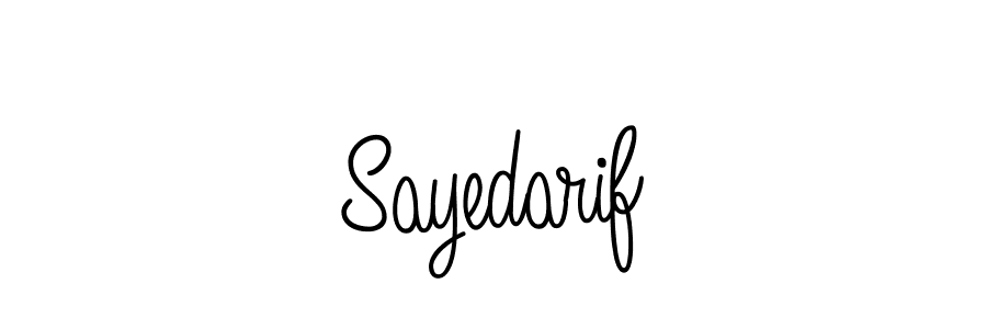 Make a beautiful signature design for name Sayedarif. Use this online signature maker to create a handwritten signature for free. Sayedarif signature style 5 images and pictures png