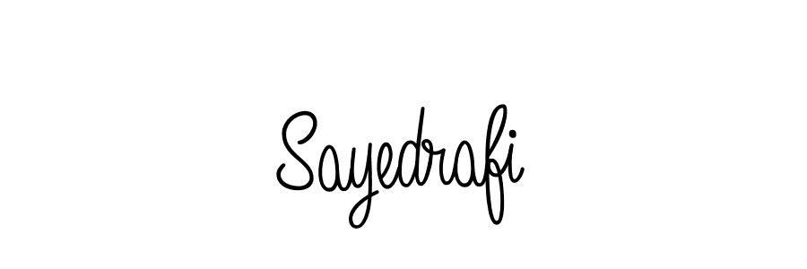 Use a signature maker to create a handwritten signature online. With this signature software, you can design (Angelique-Rose-font-FFP) your own signature for name Sayedrafi. Sayedrafi signature style 5 images and pictures png