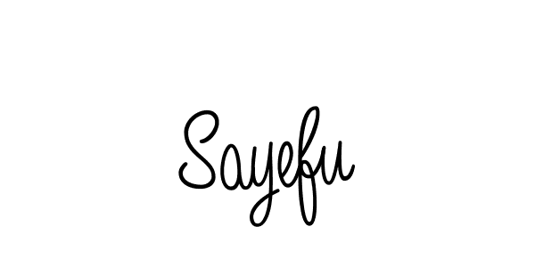 Once you've used our free online signature maker to create your best signature Angelique-Rose-font-FFP style, it's time to enjoy all of the benefits that Sayefu name signing documents. Sayefu signature style 5 images and pictures png