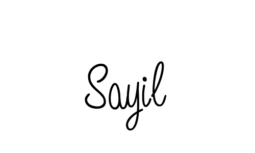 Similarly Angelique-Rose-font-FFP is the best handwritten signature design. Signature creator online .You can use it as an online autograph creator for name Sayil. Sayil signature style 5 images and pictures png