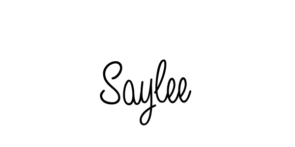 Saylee stylish signature style. Best Handwritten Sign (Angelique-Rose-font-FFP) for my name. Handwritten Signature Collection Ideas for my name Saylee. Saylee signature style 5 images and pictures png