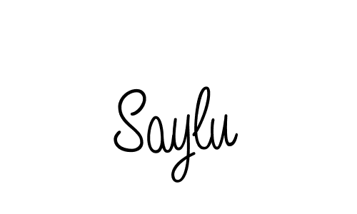 Best and Professional Signature Style for Saylu. Angelique-Rose-font-FFP Best Signature Style Collection. Saylu signature style 5 images and pictures png