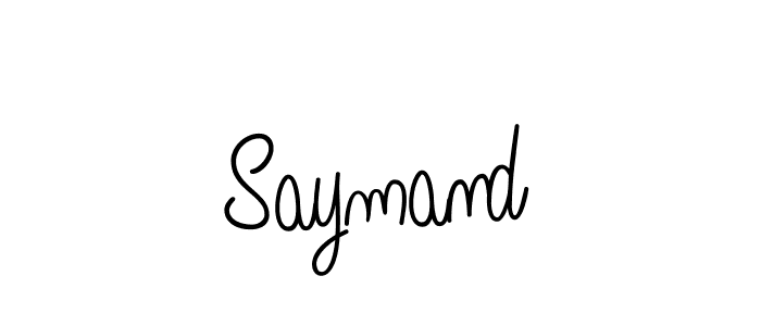 Check out images of Autograph of Saymand name. Actor Saymand Signature Style. Angelique-Rose-font-FFP is a professional sign style online. Saymand signature style 5 images and pictures png