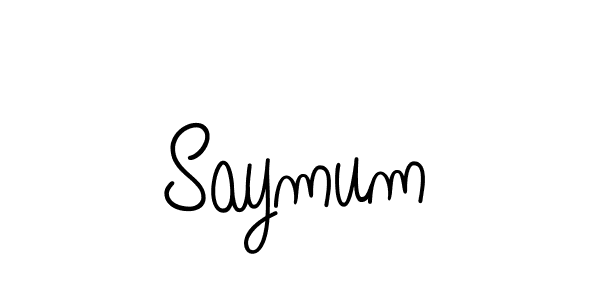 Best and Professional Signature Style for Saymum. Angelique-Rose-font-FFP Best Signature Style Collection. Saymum signature style 5 images and pictures png