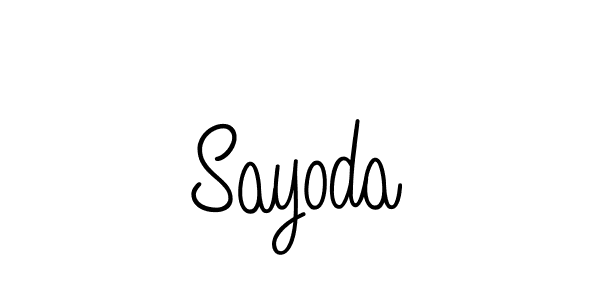 Also we have Sayoda name is the best signature style. Create professional handwritten signature collection using Angelique-Rose-font-FFP autograph style. Sayoda signature style 5 images and pictures png