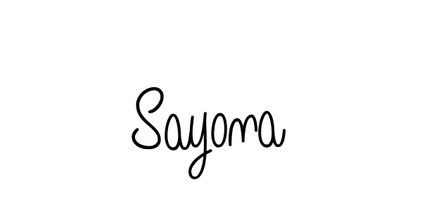 Make a beautiful signature design for name Sayona. Use this online signature maker to create a handwritten signature for free. Sayona signature style 5 images and pictures png