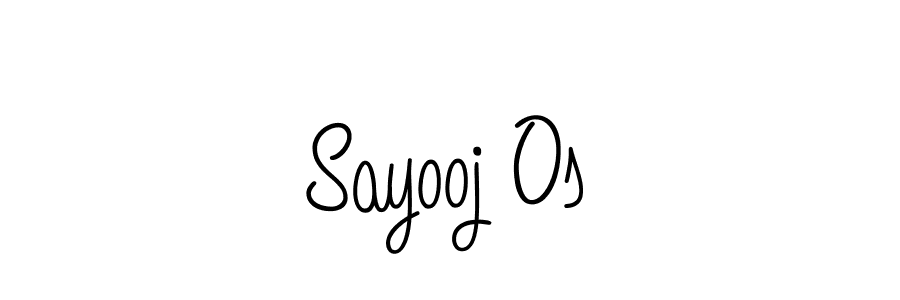 You should practise on your own different ways (Angelique-Rose-font-FFP) to write your name (Sayooj Os) in signature. don't let someone else do it for you. Sayooj Os signature style 5 images and pictures png