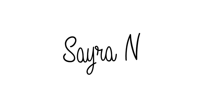 See photos of Sayra N official signature by Spectra . Check more albums & portfolios. Read reviews & check more about Angelique-Rose-font-FFP font. Sayra N signature style 5 images and pictures png