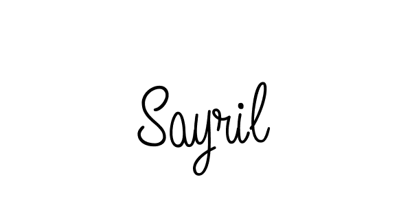 Similarly Angelique-Rose-font-FFP is the best handwritten signature design. Signature creator online .You can use it as an online autograph creator for name Sayril. Sayril signature style 5 images and pictures png