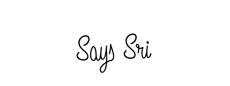 The best way (Angelique-Rose-font-FFP) to make a short signature is to pick only two or three words in your name. The name Says Sri include a total of six letters. For converting this name. Says Sri signature style 5 images and pictures png