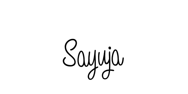 Best and Professional Signature Style for Sayuja. Angelique-Rose-font-FFP Best Signature Style Collection. Sayuja signature style 5 images and pictures png