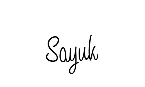 Once you've used our free online signature maker to create your best signature Angelique-Rose-font-FFP style, it's time to enjoy all of the benefits that Sayuk name signing documents. Sayuk signature style 5 images and pictures png