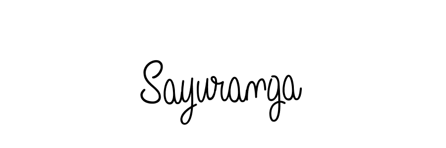 Make a beautiful signature design for name Sayuranga. Use this online signature maker to create a handwritten signature for free. Sayuranga signature style 5 images and pictures png