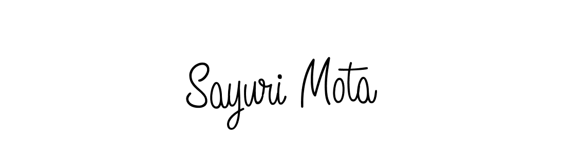 if you are searching for the best signature style for your name Sayuri Mota. so please give up your signature search. here we have designed multiple signature styles  using Angelique-Rose-font-FFP. Sayuri Mota signature style 5 images and pictures png