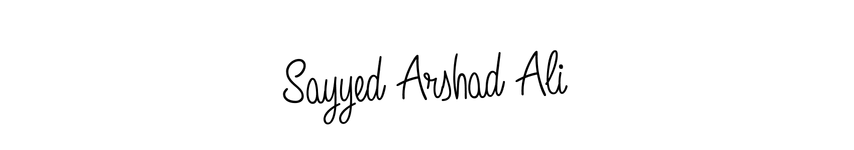 Make a beautiful signature design for name Sayyed Arshad Ali. Use this online signature maker to create a handwritten signature for free. Sayyed Arshad Ali signature style 5 images and pictures png