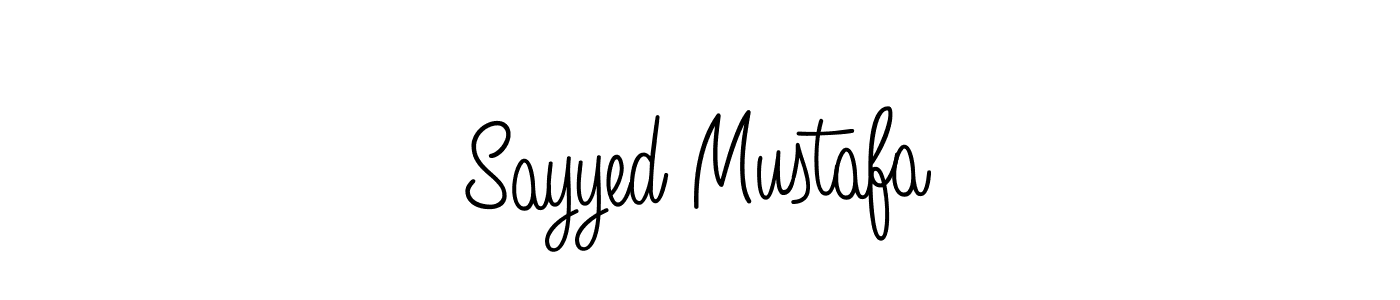 Angelique-Rose-font-FFP is a professional signature style that is perfect for those who want to add a touch of class to their signature. It is also a great choice for those who want to make their signature more unique. Get Sayyed Mustafa name to fancy signature for free. Sayyed Mustafa signature style 5 images and pictures png