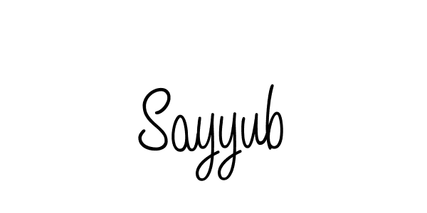 It looks lik you need a new signature style for name Sayyub. Design unique handwritten (Angelique-Rose-font-FFP) signature with our free signature maker in just a few clicks. Sayyub signature style 5 images and pictures png