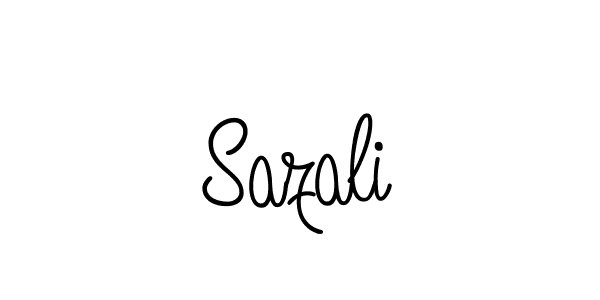 Best and Professional Signature Style for Sazali. Angelique-Rose-font-FFP Best Signature Style Collection. Sazali signature style 5 images and pictures png