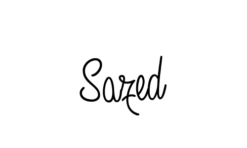 Make a beautiful signature design for name Sazed. Use this online signature maker to create a handwritten signature for free. Sazed signature style 5 images and pictures png