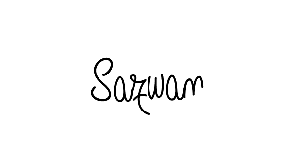 You should practise on your own different ways (Angelique-Rose-font-FFP) to write your name (Sazwan) in signature. don't let someone else do it for you. Sazwan signature style 5 images and pictures png