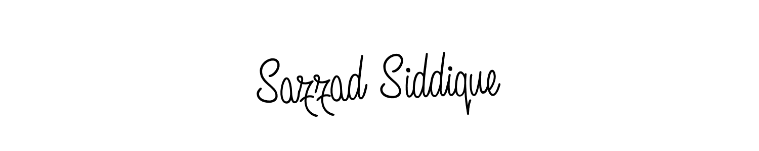 Also we have Sazzad Siddique name is the best signature style. Create professional handwritten signature collection using Angelique-Rose-font-FFP autograph style. Sazzad Siddique signature style 5 images and pictures png