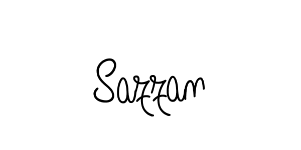 How to Draw Sazzan signature style? Angelique-Rose-font-FFP is a latest design signature styles for name Sazzan. Sazzan signature style 5 images and pictures png