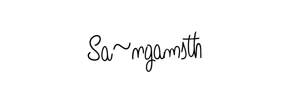 Also You can easily find your signature by using the search form. We will create Sa~ngamsth name handwritten signature images for you free of cost using Angelique-Rose-font-FFP sign style. Sa~ngamsth signature style 5 images and pictures png