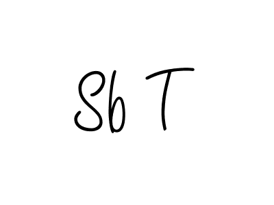 Make a beautiful signature design for name Sb T. Use this online signature maker to create a handwritten signature for free. Sb T signature style 5 images and pictures png