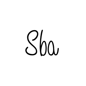 if you are searching for the best signature style for your name Sba. so please give up your signature search. here we have designed multiple signature styles  using Angelique-Rose-font-FFP. Sba signature style 5 images and pictures png