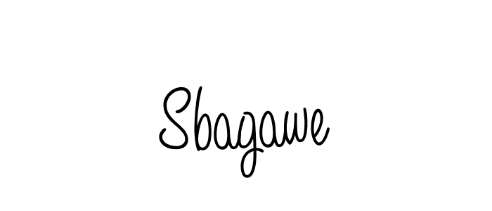How to make Sbagawe signature? Angelique-Rose-font-FFP is a professional autograph style. Create handwritten signature for Sbagawe name. Sbagawe signature style 5 images and pictures png