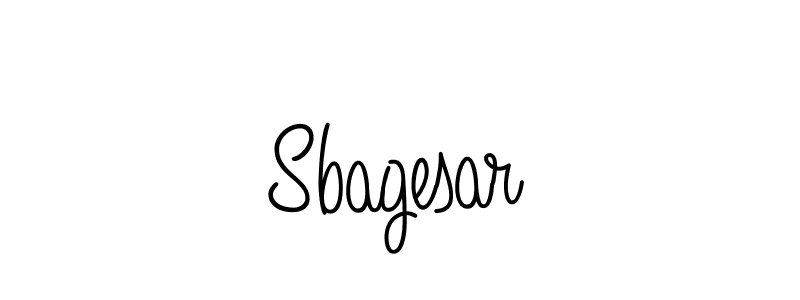 if you are searching for the best signature style for your name Sbagesar. so please give up your signature search. here we have designed multiple signature styles  using Angelique-Rose-font-FFP. Sbagesar signature style 5 images and pictures png